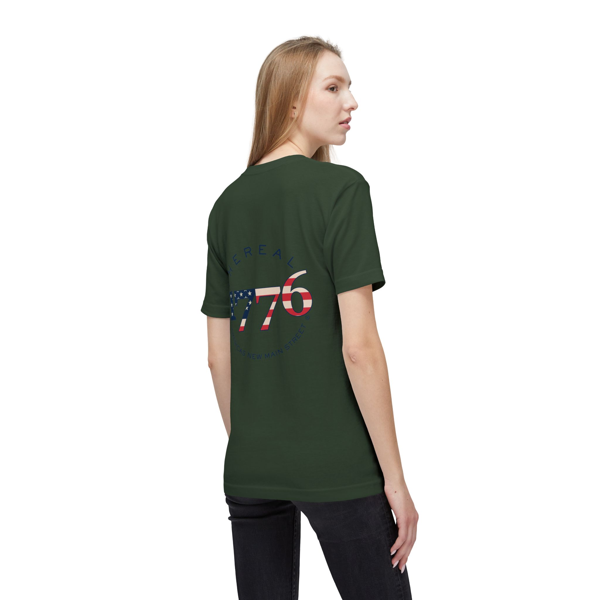 TheReal 1776 Limited Official T-Shirt — 'TheReal 1776' Americana Graphic Tee - Image 4